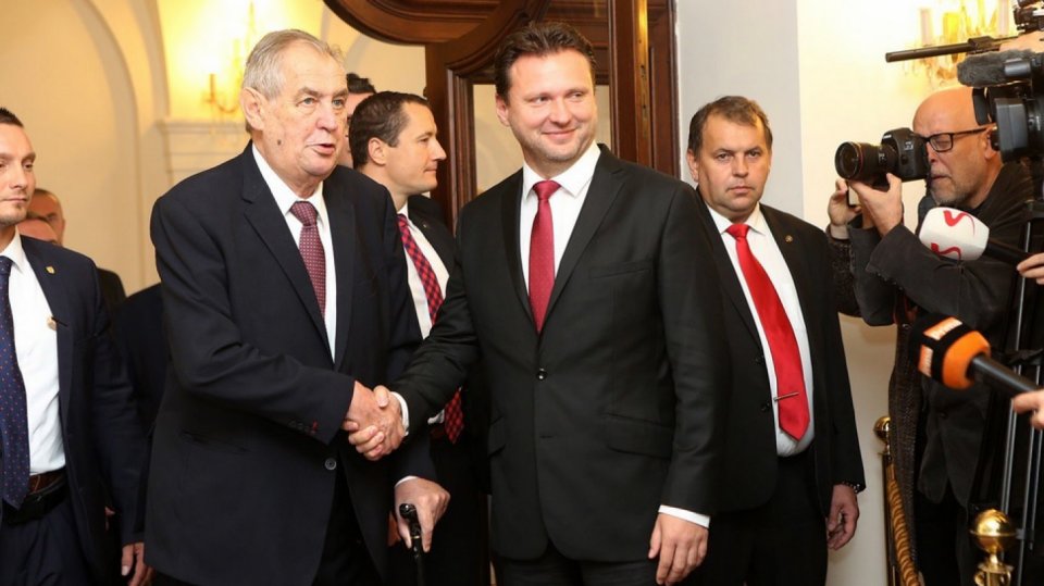 Miloš Zeman a Radek Vondráček